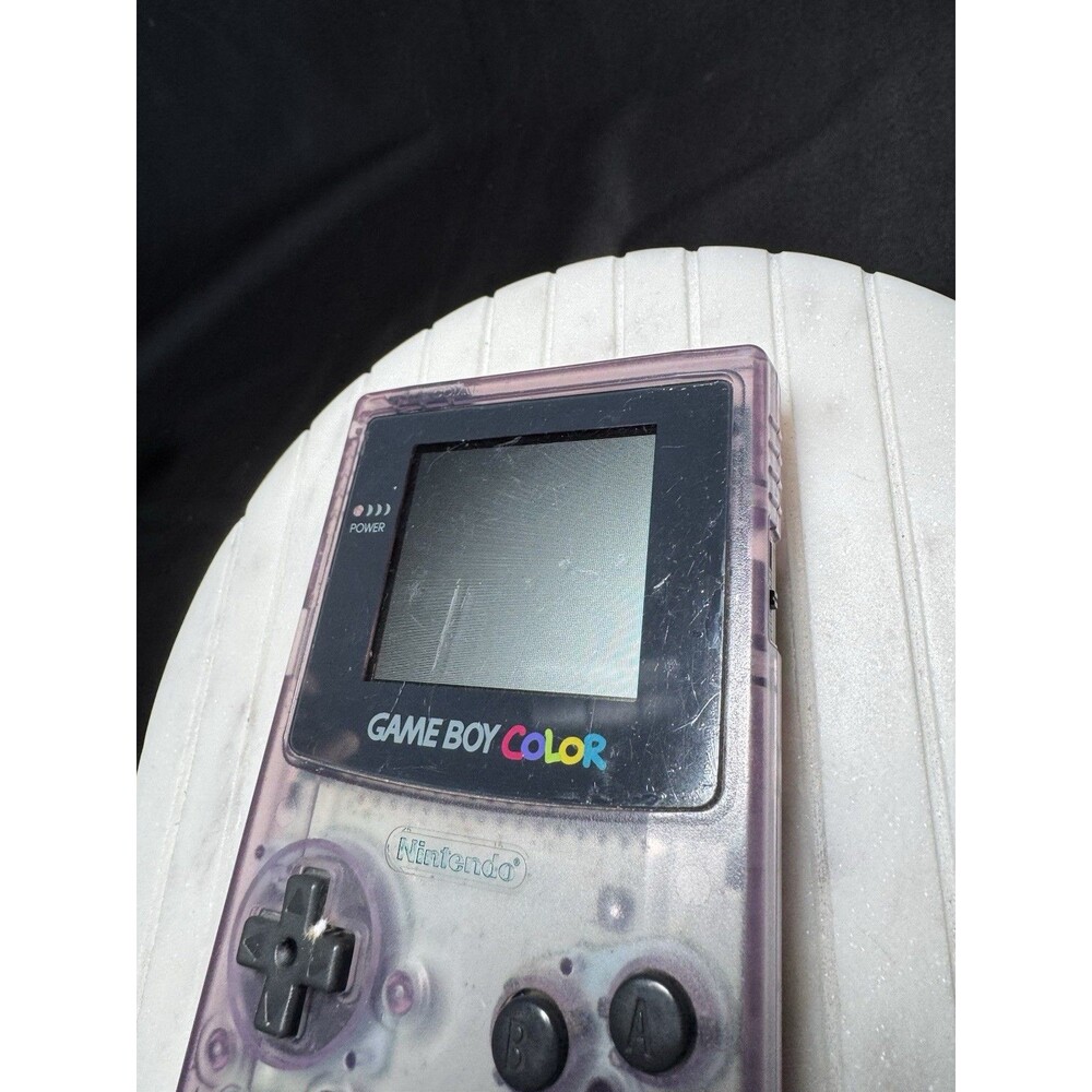 Nintendo Gameboy Color CGB-001 Atomic Purple Handheld Console Tested Works! - Picture 4 of 11